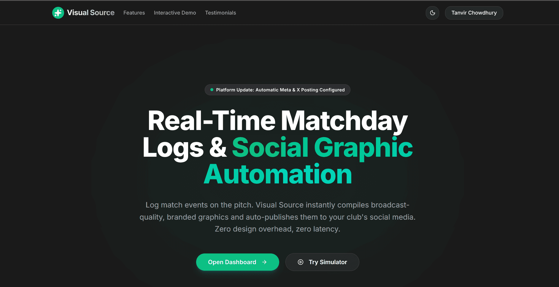 Live Match Graphics & Social Automation Platform