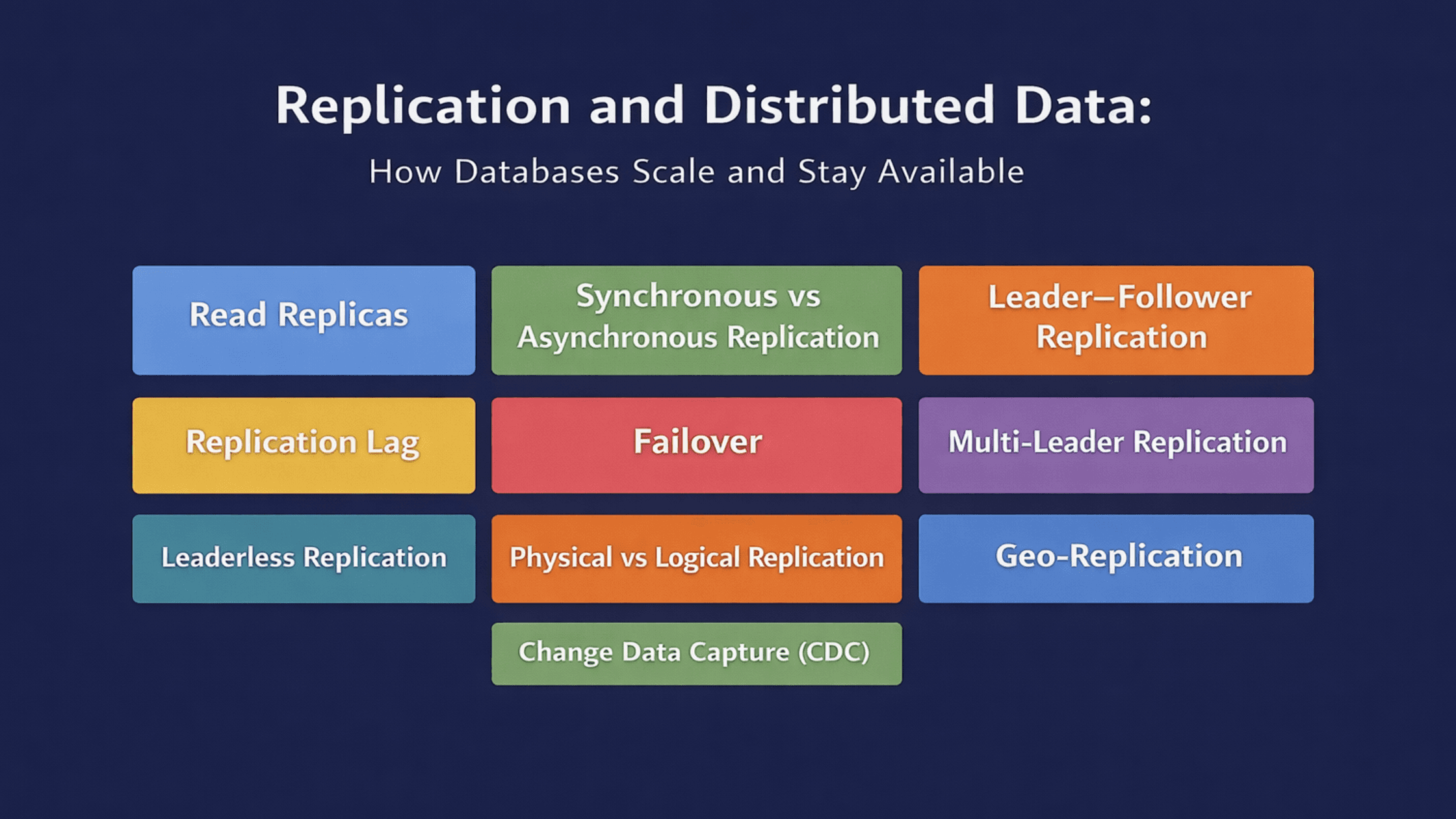 Replication and Distributed Data: How Databases Scale and Stay Available
