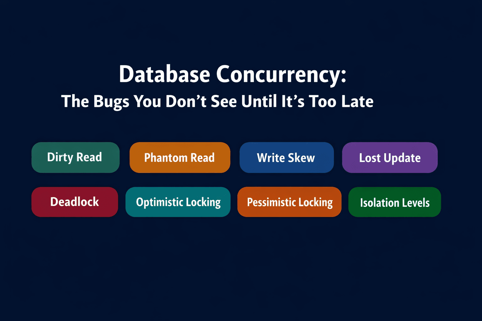 Transactions and Concurrency Problems That Break Production Systems